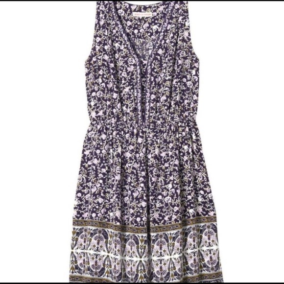 Rebecca Taylor Indian Floral Print Mini Dress size 2 - Picture 2 of 7